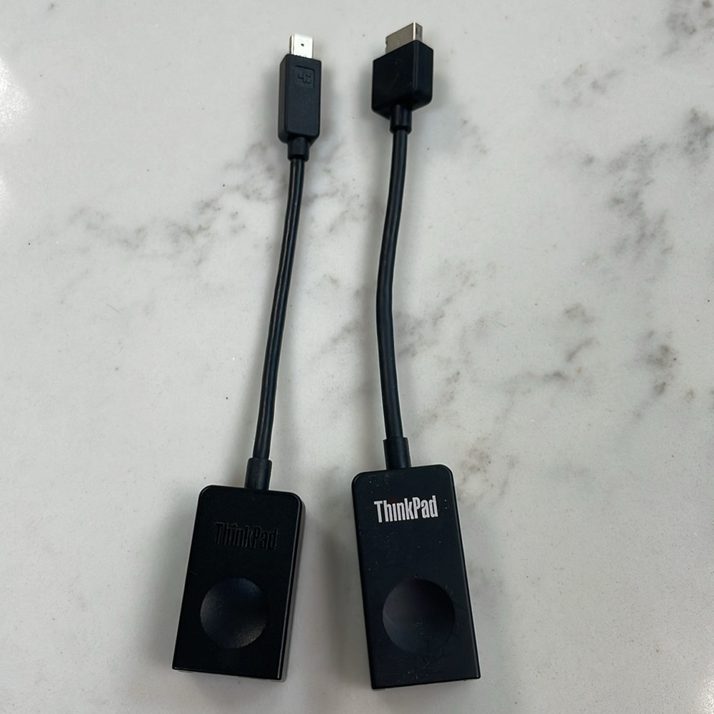 2 pieces Lenovo Thinkpad Ethernet extension adapter cables
